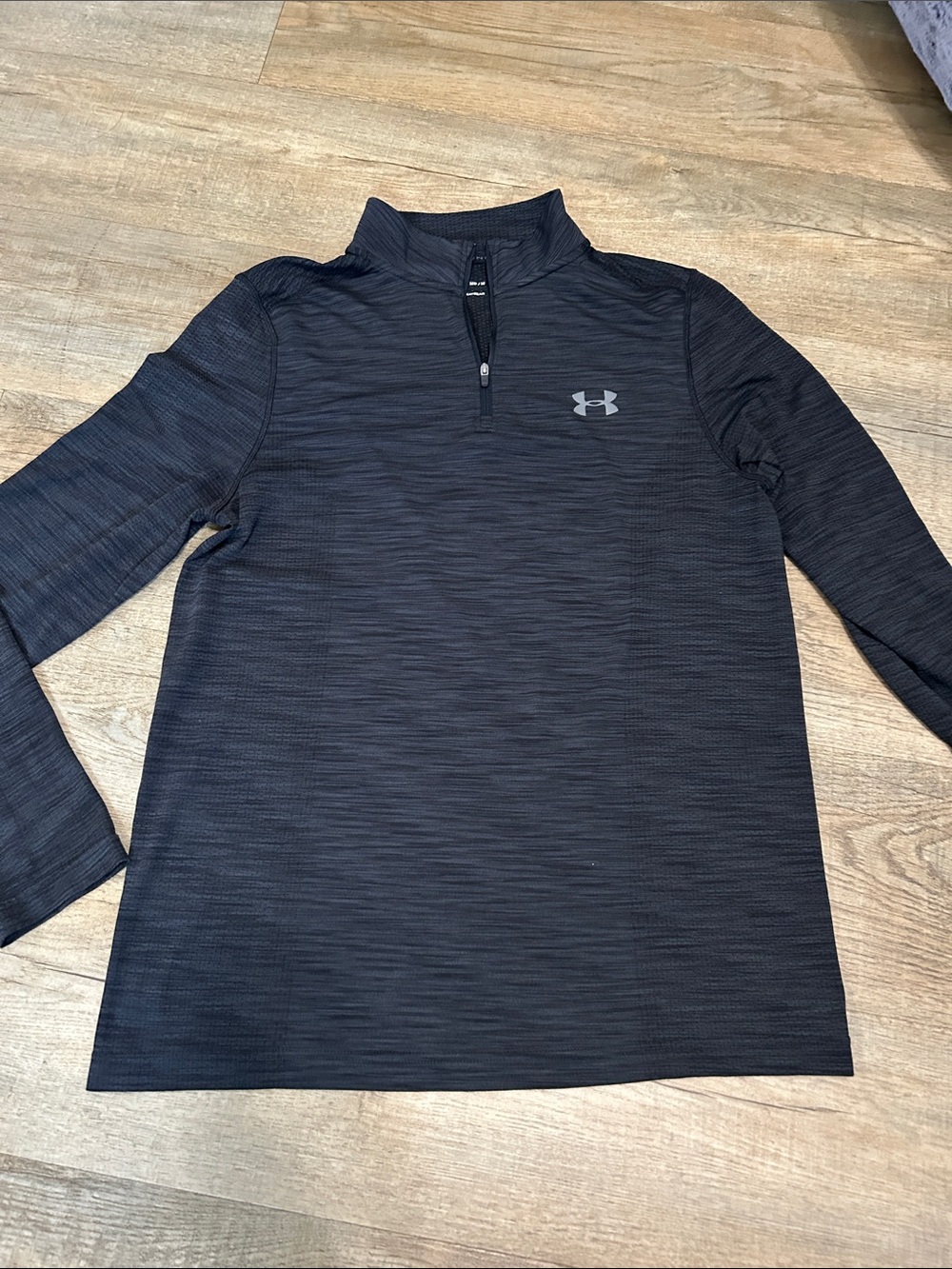 Under Armour Dark Gray Heather 1/4 Zip Pullover